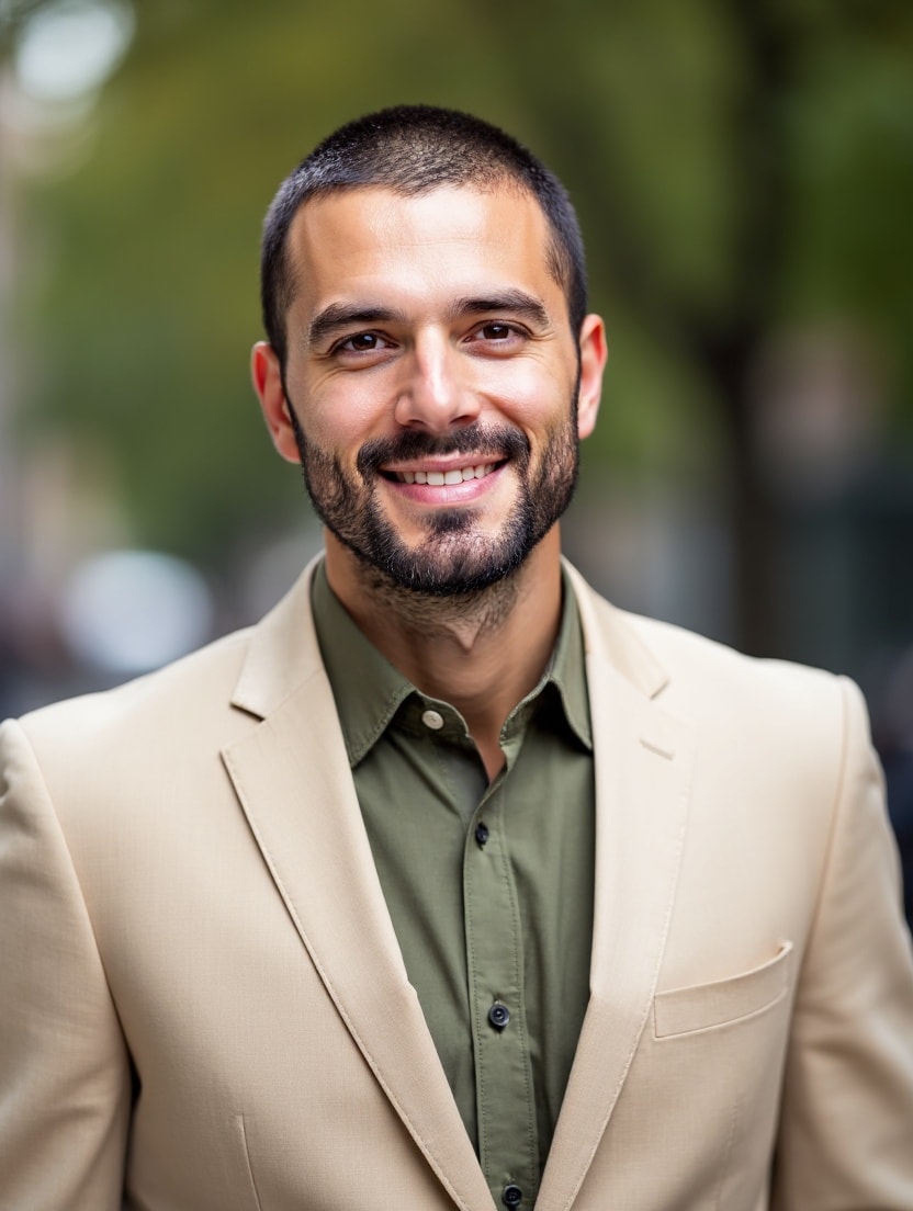 Professional AI headshot example generated with ExactShot